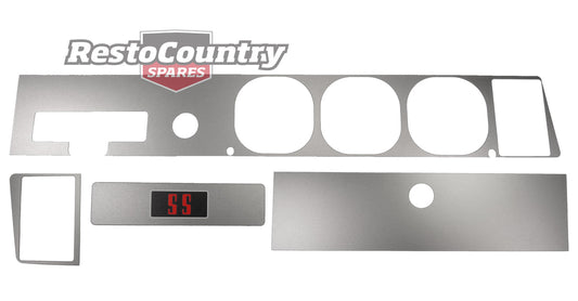 Holden Torana Upper Dash Decal Kit SILVER LH LX Facia + Glove + Ashtray SS 3M - MAX043