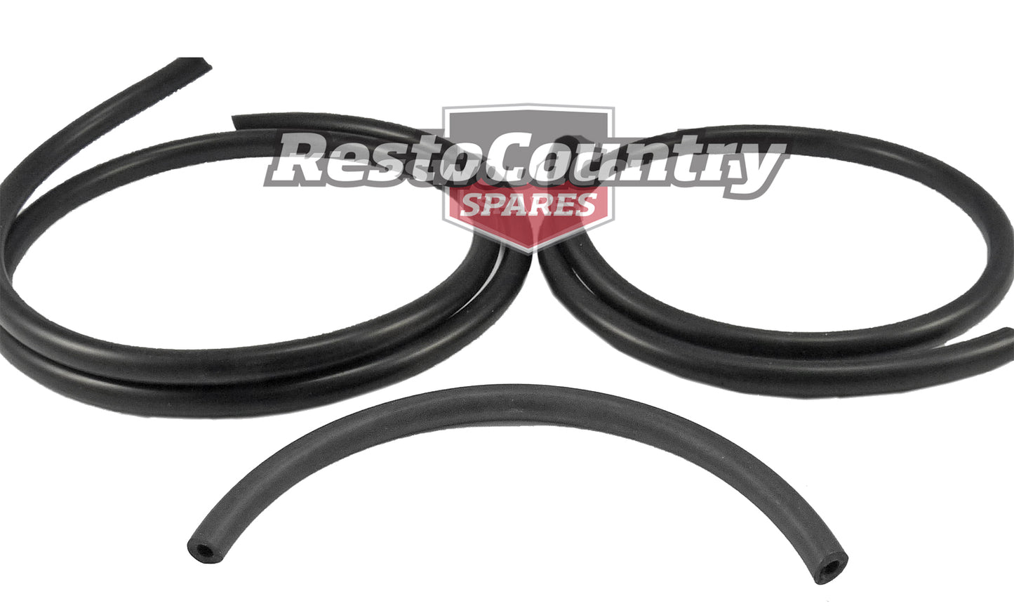Holden Torana LH LX UC Windscreen Washer Hose Kit BLACK wiper water - MAX084
