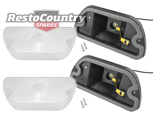 Front Indicator Assembly Pair (Clear) Holden LH LX Torana - MAX091