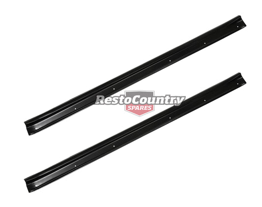 Holden Torana LX UC Hatch BLACK Scuff Plates PAIR hatchback 2 door floor trim - MAX094BK