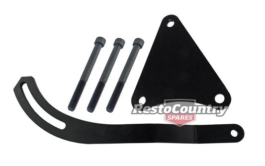 Holden Torana V8 Alternator Bracket + Bolts BLACK LH LX UC 253 308 mount - MAX105