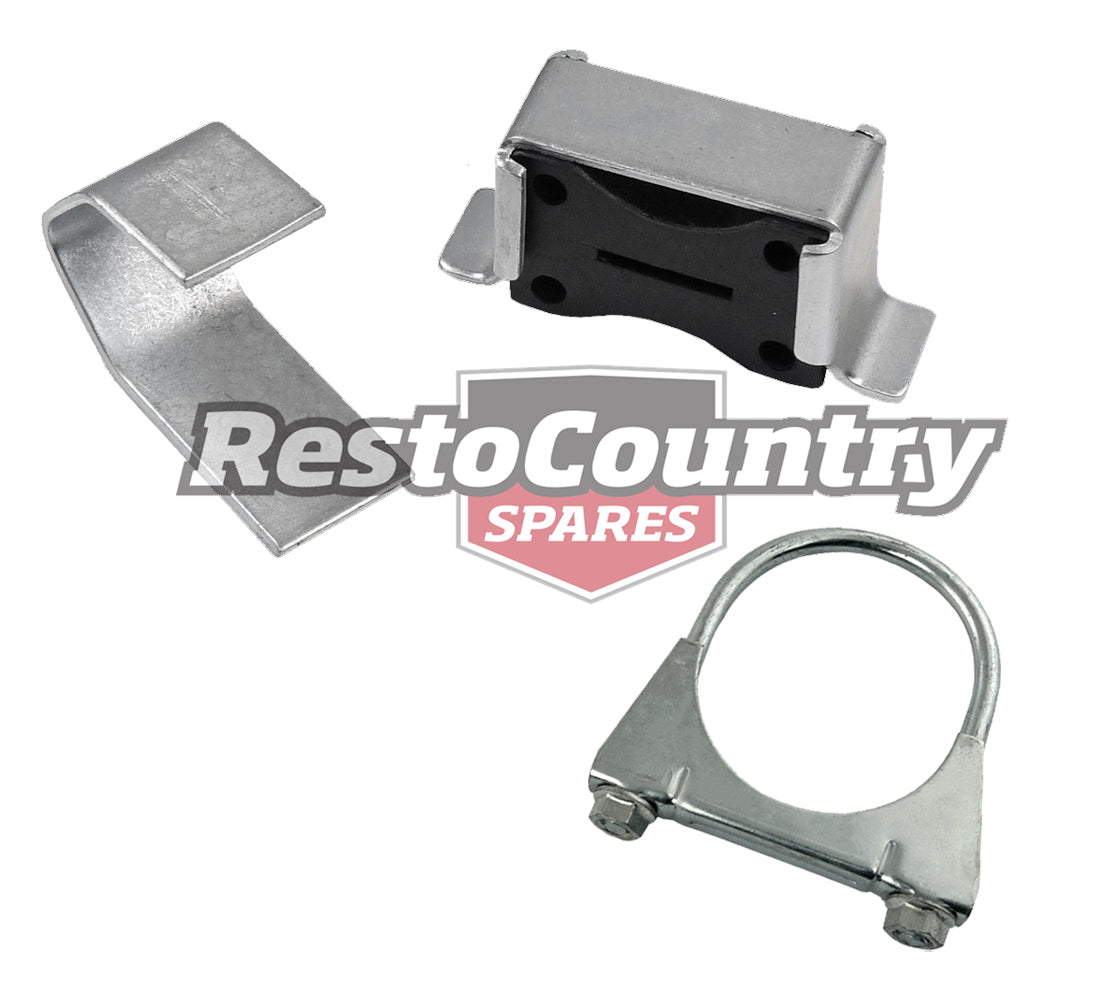Holden Exhaust Hanger Bracket + Rubber Mount +2 1/4" Clamp  x1 HQ HJ HX HZ WB V8 - MAX111