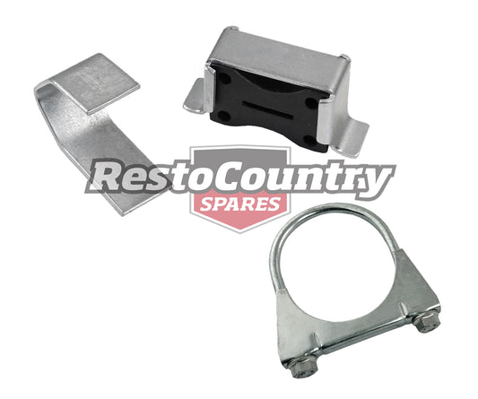Holden Exhaust Hanger Bracket + Rubber Mount +2 1/2" Clamp  x1 HQ HJ HX HZ WB V8 - MAX112