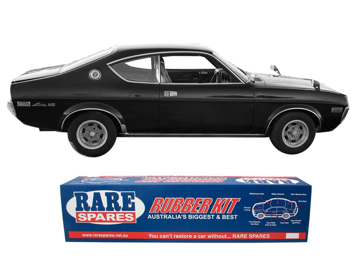 Body Rubber Kit Mazda RX4 / 929 LA2VS Coupe - MAZ16