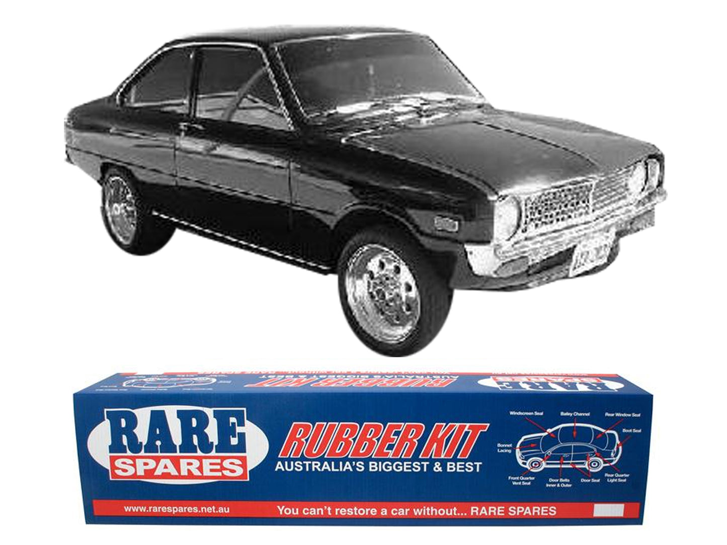 Body Rubber Kit Mazda R100 Coupe - MAZ19
