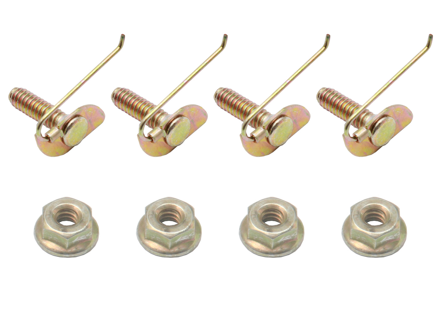 Holden Ford Universal Spring Tail Clip Set 10-24 x 3/4 Plate 16 x 3/4 4x Pieces - MS0015