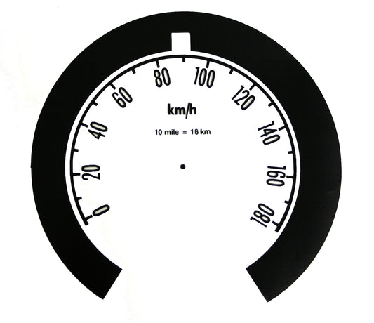 Speedo Conversion Decal (Metric) Holden FB EK - MSC2000