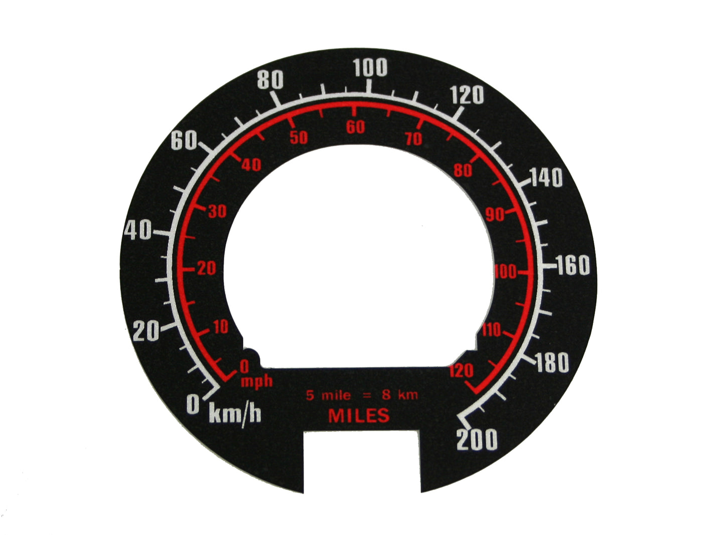 Speedo Conversion Decal (Metric) Holden HT HG - MSC2004