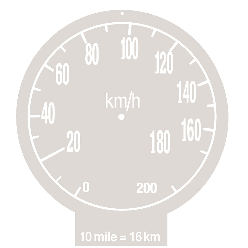 Speedo Conversion Decal (Metric) Holden HD HR - MSC2101