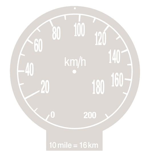 Speedo Conversion Decal (Metric) Holden HD HR - MSC2101
