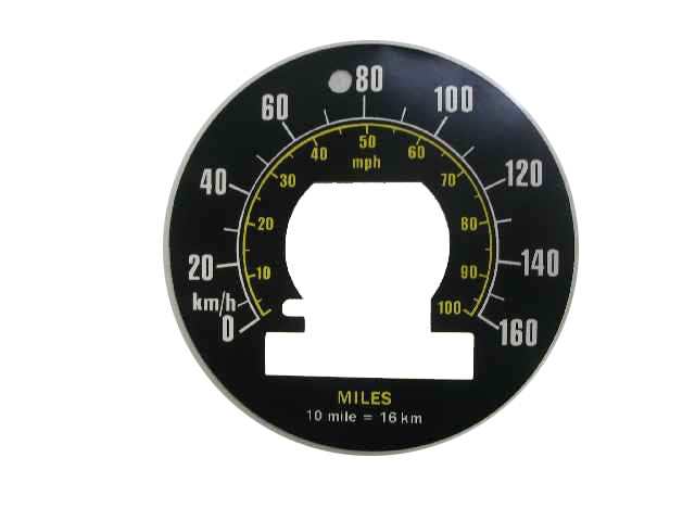 Speedo Conversion Decal (Metric) Holden HB LC LJ - MSC2103