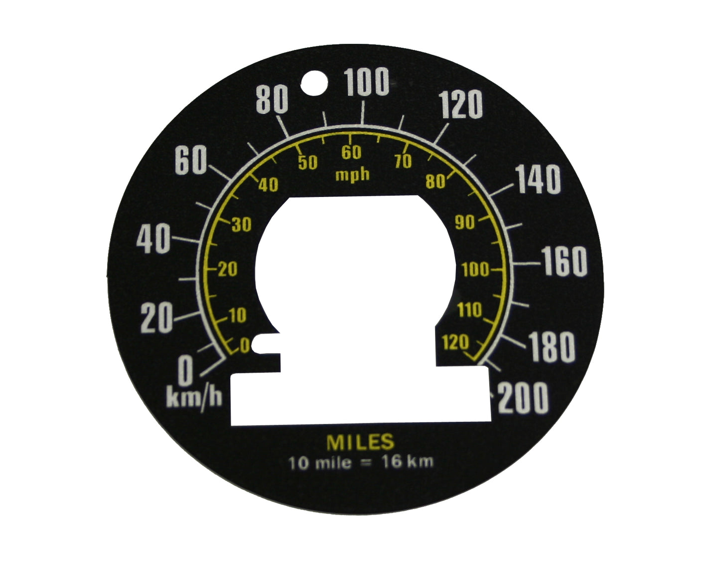 Speedo Conversion Decal (Metric) Holden LC LJ GTR XU1 - MSC2104