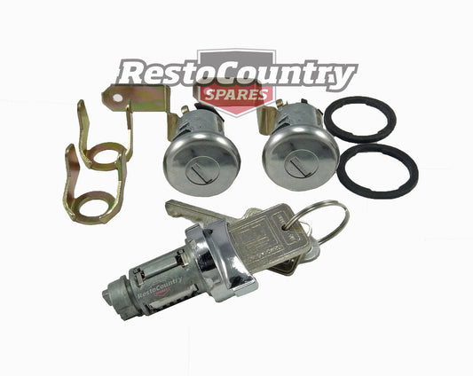 Holden Ignition Barrel + 2x Door Locks + Keys FE FC FB EK EJ EH HK HT HG LC - NID706B