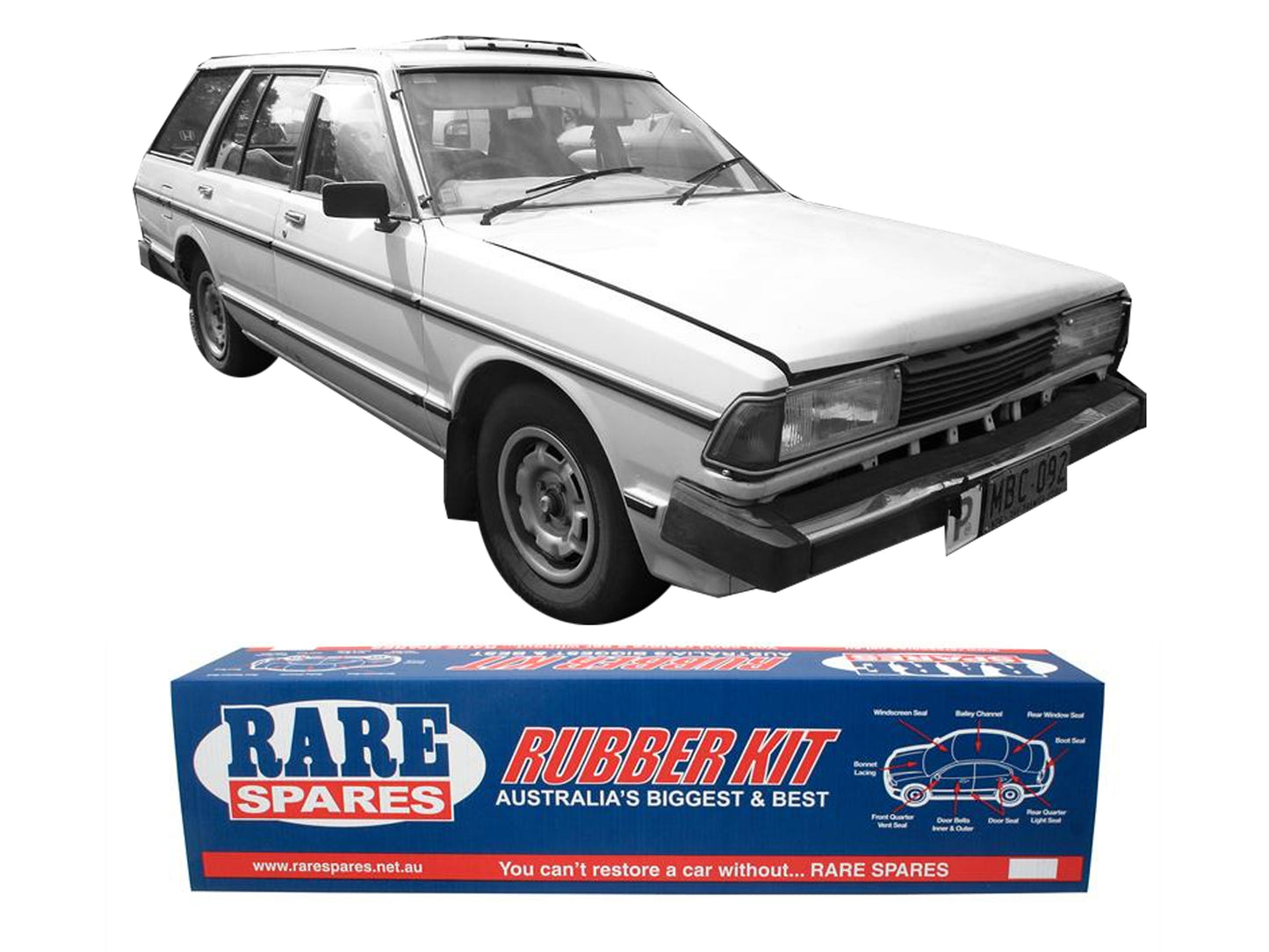 Body Rubber Kit Nissan Bluebird Series 1/2/3 Wagon - NIS2