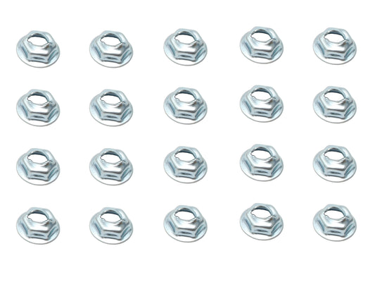 Speed Nut 20x 3/16" Ford XK-XW XY XA XB XC Holden FX-HK-HG HQ HJ HX HZ WB LC-UC - NS0003