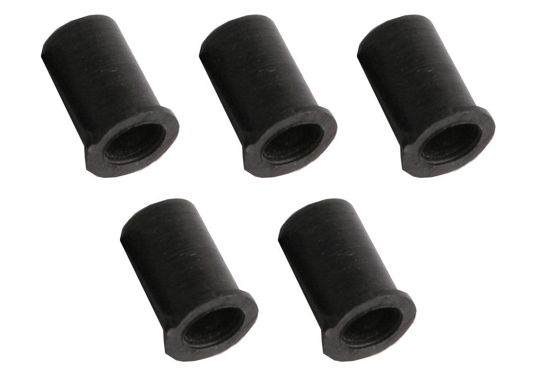 Universal Nut Set x5 Plastic Push In 1/8 Stud Dia Hole 3/16 Finishing Parts - NS0009