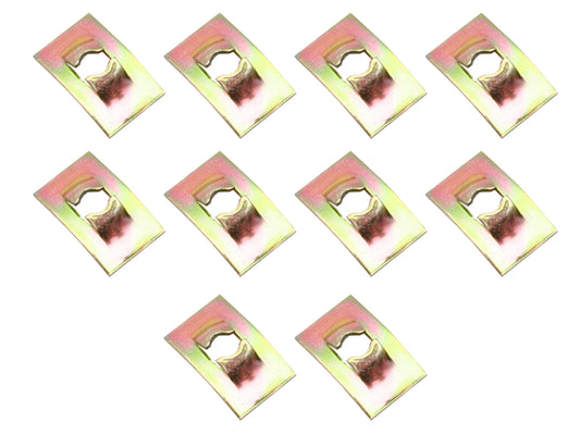 Universal Push On Speed Nut Pack x10 12 Gauge bolt nuts - NS0033