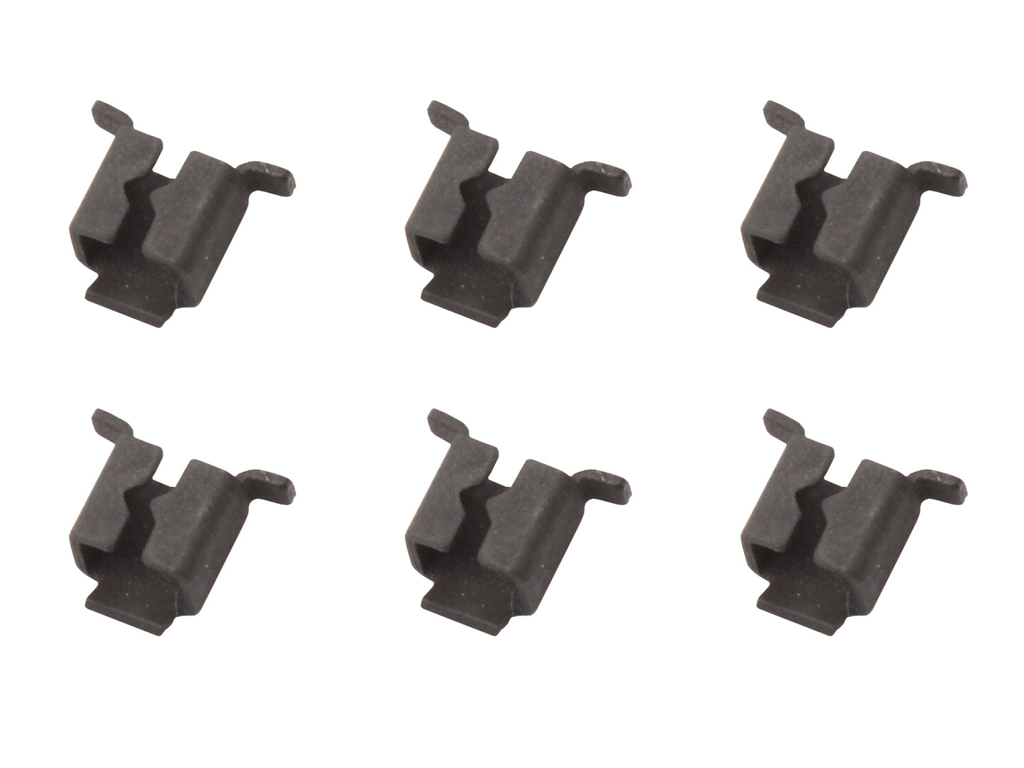 Badge Letter Clip Push in Type (6 Pcs) Universal - NS0043