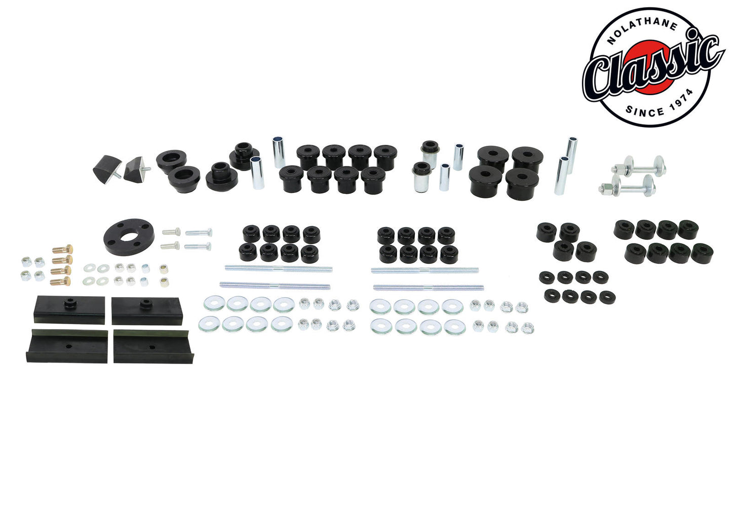 Ford Front & Rear NOLATHANE Bush Kit XR XT ZA ZB - NVK48C
