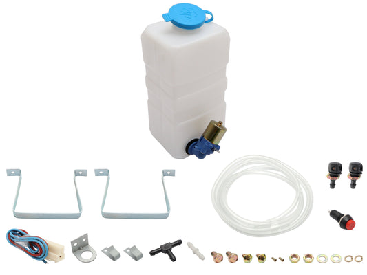 Universal Ford Windscreen Washer Bottle + Pump + Mounting Kit - Vertical Mount - NWK600