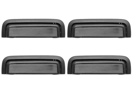 Door Handle Kit Outer VB VC VH VK VL Commodore Black LH & RH Front & Rear - ODHVBB