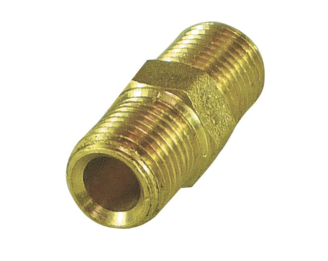 TFI Brass Hex Nipple Adaptor (1/4”) BSP - P2702