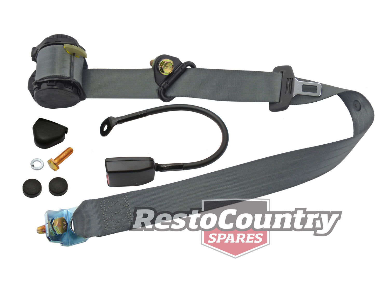 Inertia Seat Belt (Grey - Front RH Bucket Seat) Ford XD ZJ - PE3574GY