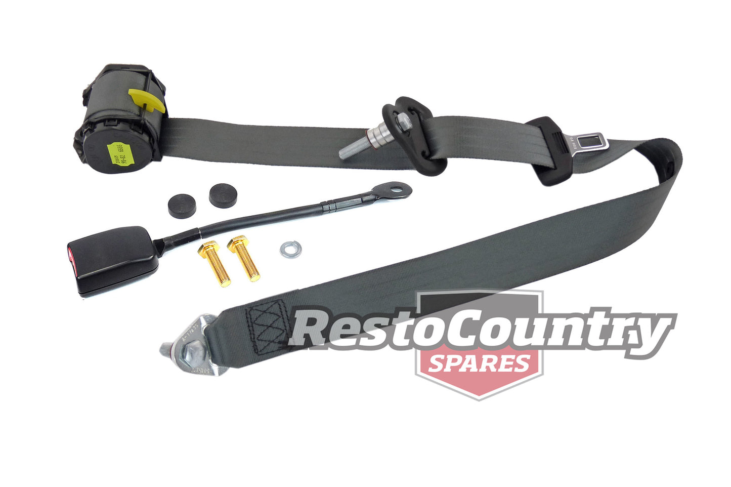 Inertia Seat Belt (Grey - Front RH Bucket Seat) Holden VN VG VP VQ Commodore - PE3656GY