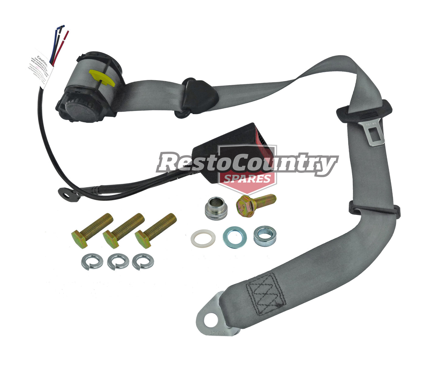Inertia Seat Belt (Grey - Front LH Bucket Seat) Holden VR VS Commodore - PE7060GY