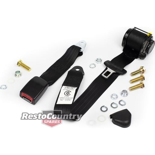 Inertia Seat Belt (Black - Rear Centre Bench Seat) Holden VR VS Wagon - PK8498