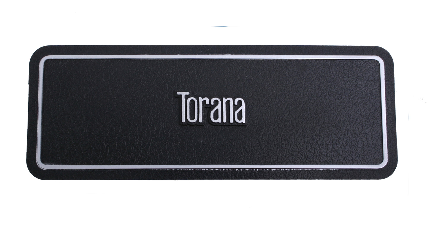Holden LJ Torana Radio Blanking Plate Black  stereo  panel  trim - RB1000