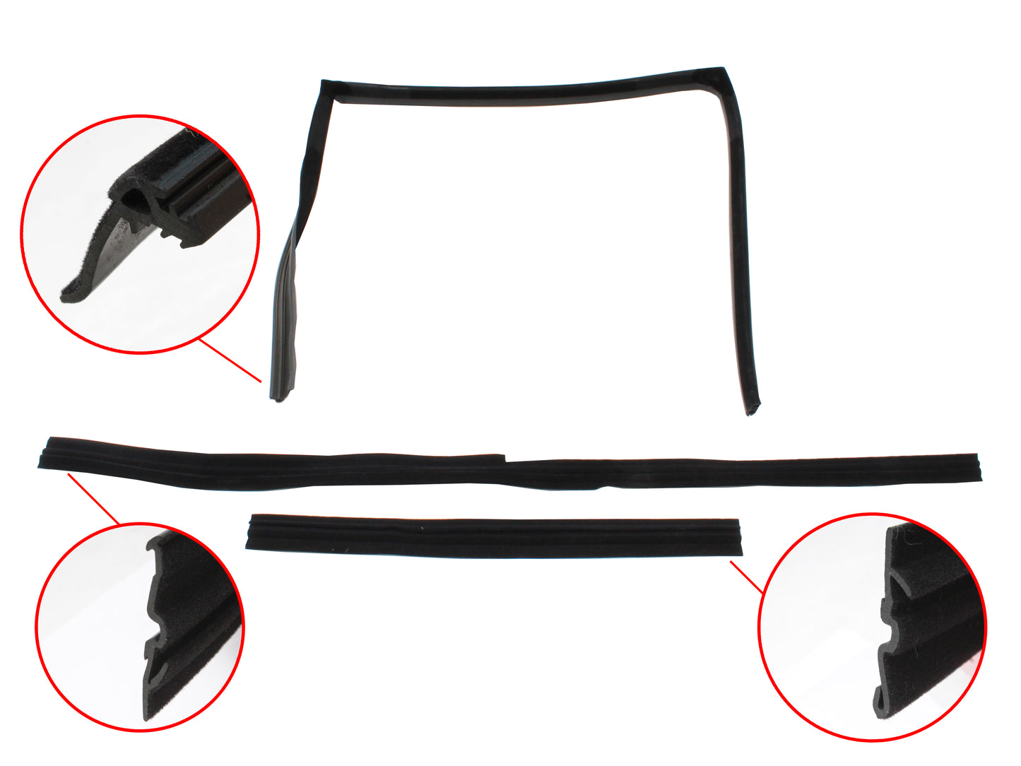 Holden Commodore Window Bailey Channel REAR RIGHT VN VP VR VS Sedan Wagon glass - RBC1070