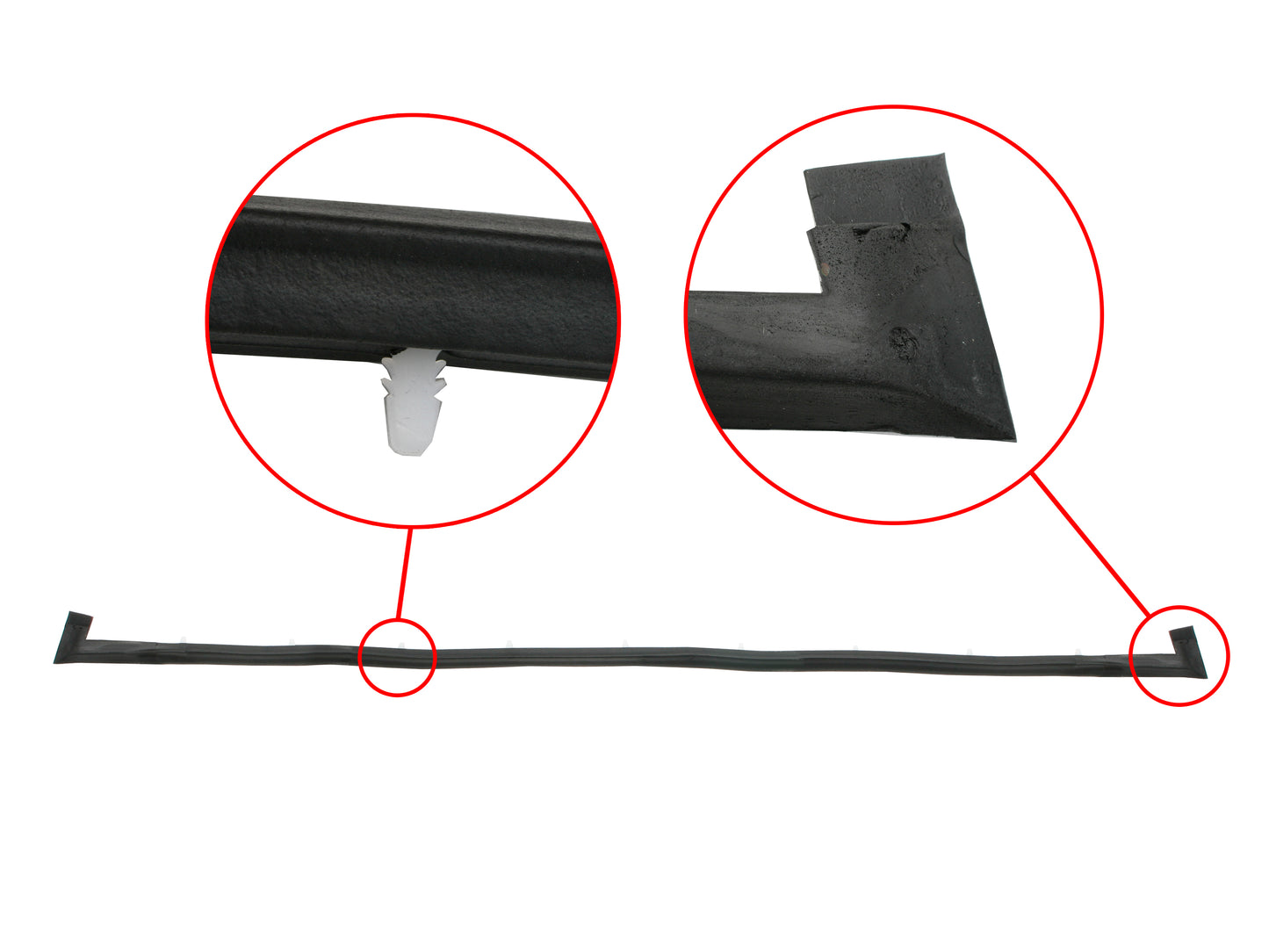 Holden Tailgate Lower Rubber Seal EJ EH Station Wagon boot tail gate - RBS1007
