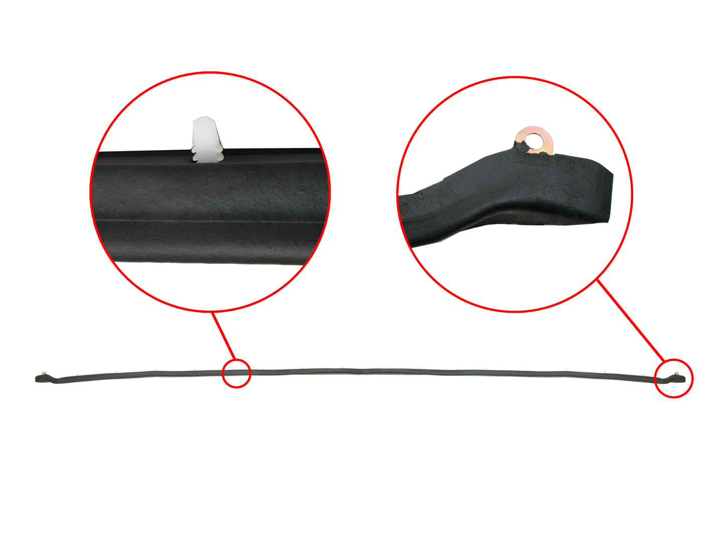 Holden Panel Van Lower Tailgate Seal HK HT HG rubber panelvan rubber - RBS1018