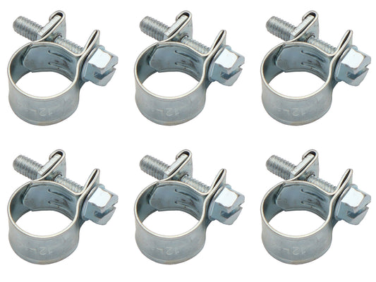 Universal Clamp Kit (6 pcs) EFI Hose 12-14mm electronic fuel injection clamps - RC0045