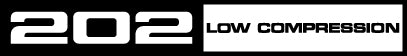 Rocker Cover Decal ‘202 Low Compression’ Holden HQ - RCD1002