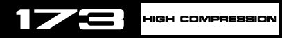 Rocker Cover Decal ‘173 High Compression’ Holden HQ LH LX - RCD1003
