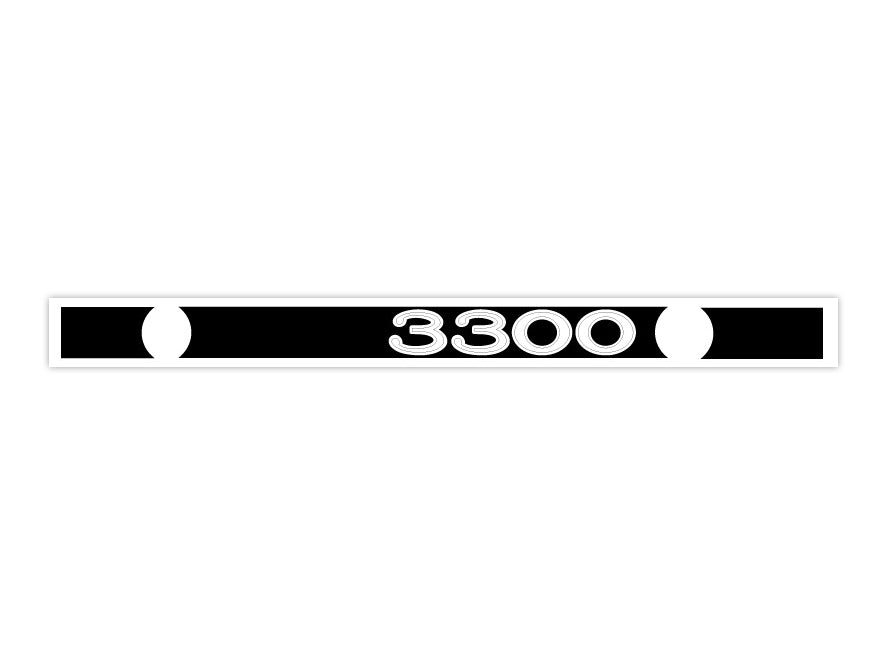 Rocker Cover Decal ‘3300’ Holden LC LJ - RCD1009A
