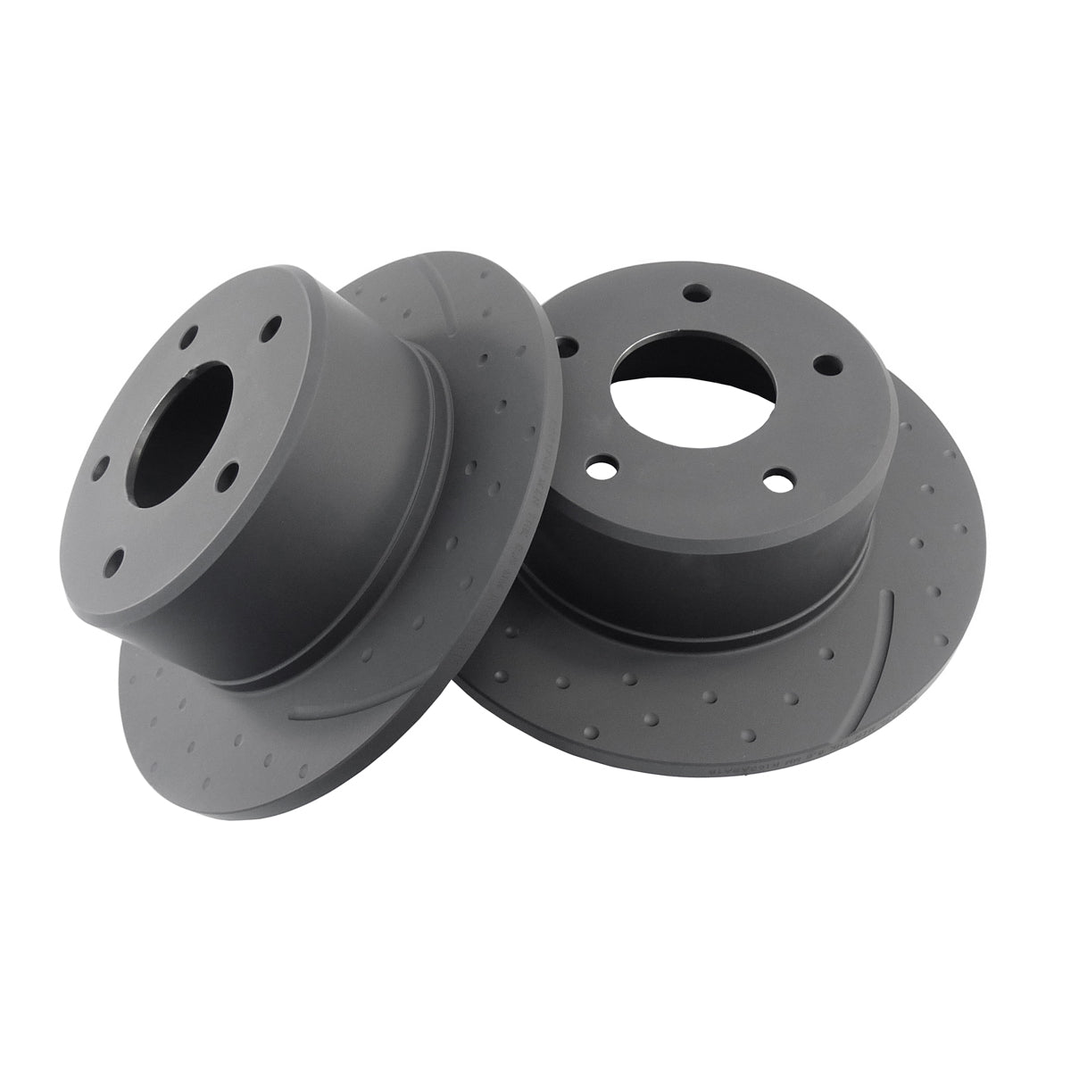 RDA Rear Disc Brake Rotor Pair (Slotted & Dimpled) Holden VB VC VH VK VL VN VG VP VQ VR - RDA16D