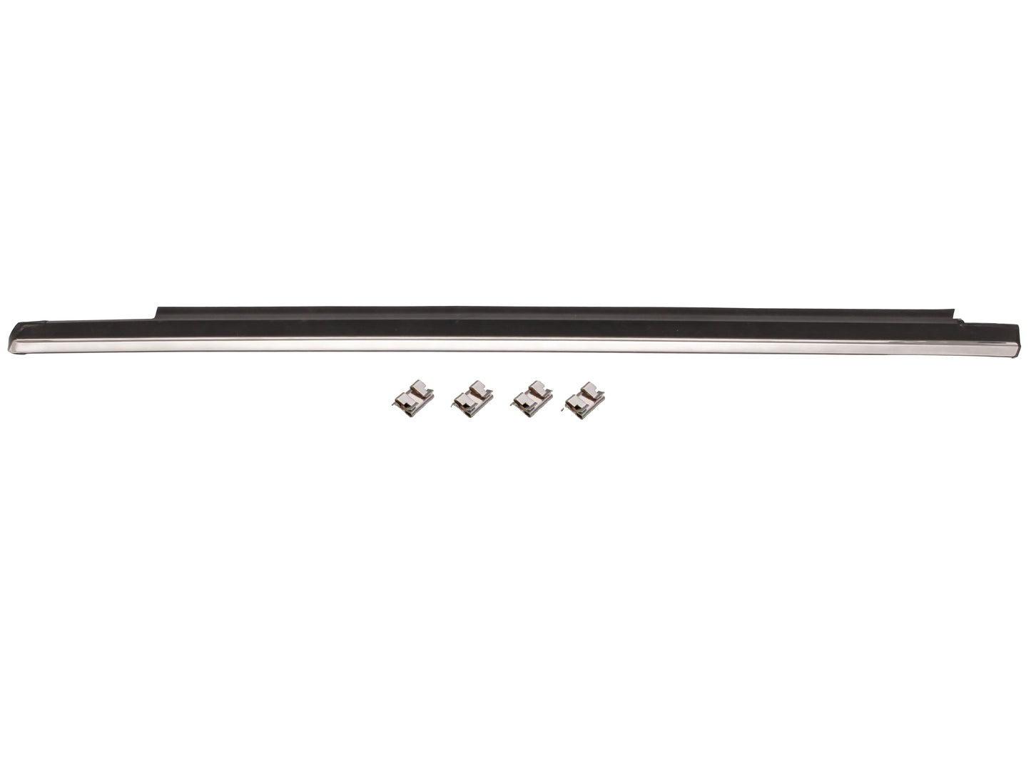 Holden Commodore Front Door Weather Belt+Moulding VK VL LEFT Outer rubber chrome - RDB1003BL