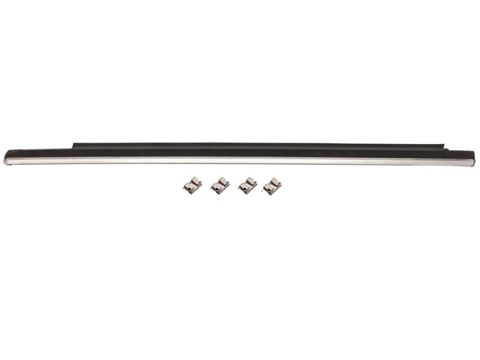 Holden Commodore Front Door Weather Belt+Moulding VK VL LEFT Outer rubber chrome - RDB1003BL