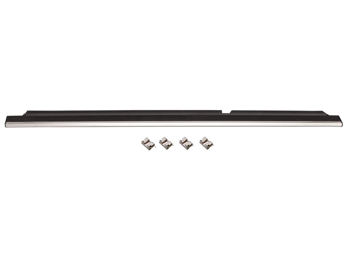 Holden Commodore REAR Door Weather Belt + Moulding VK VL LEFT Outer SEDAN chrome - RDB1004BL