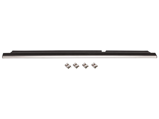 Holden Commodore REAR Door Weather Belt + Moulding VK VL LEFT Outer SEDAN chrome - RDB1004BL