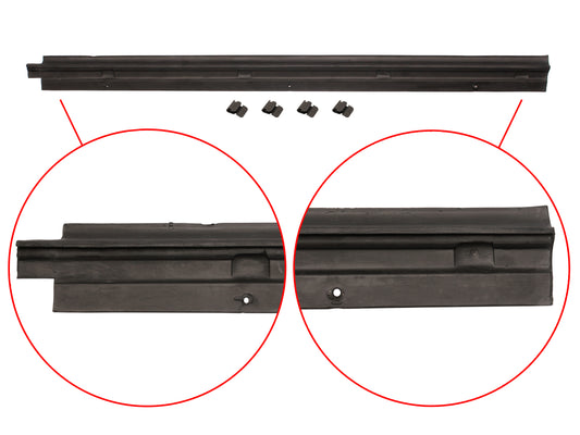 Holden Door Weather Belt COUPE LEFT Front OUTER x1 Torana LC LJ rubber strip - RDB1019