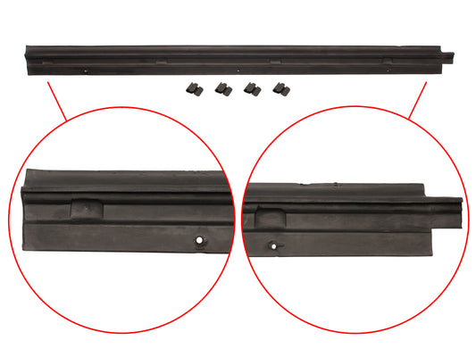 Holden Door Weather Belt COUPE RIGHT Front OUTER x1 Torana LC LJ rubber strip - RDB1020
