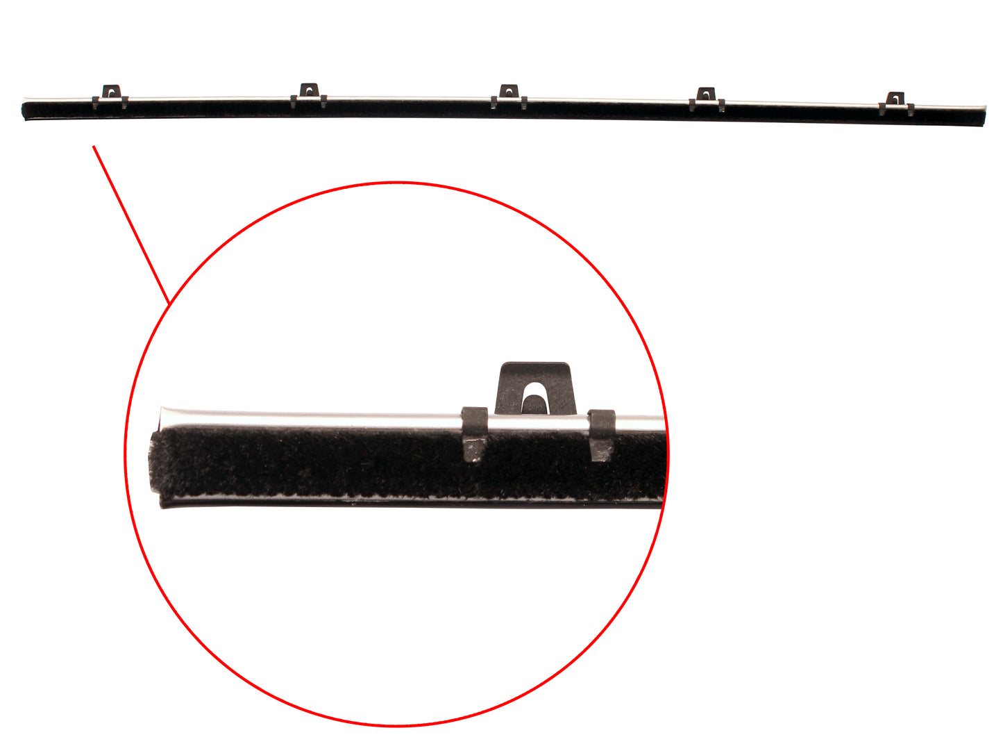 Holden Door Weather Belt REAR INNER Left or Right x1 Torana LC LJ SEDAN rubber - RDB1025