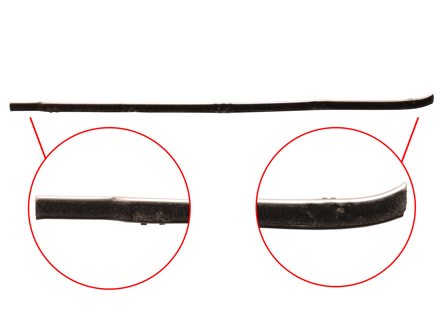 Holden Door Weather Belt INNER LEFT FRONT. EJ EH Strip Seal rubber - RDB1029