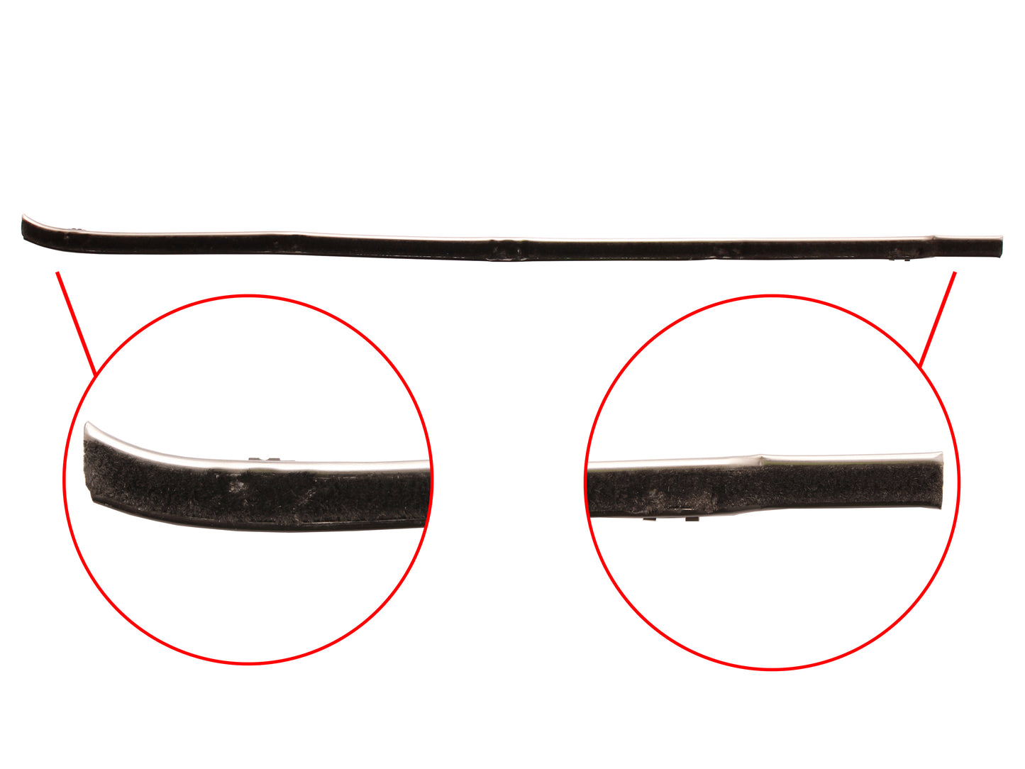 Holden Door Weather Belt INNER RIGHT FRONT. EJ EH Strip Seal rubber - RDB1030