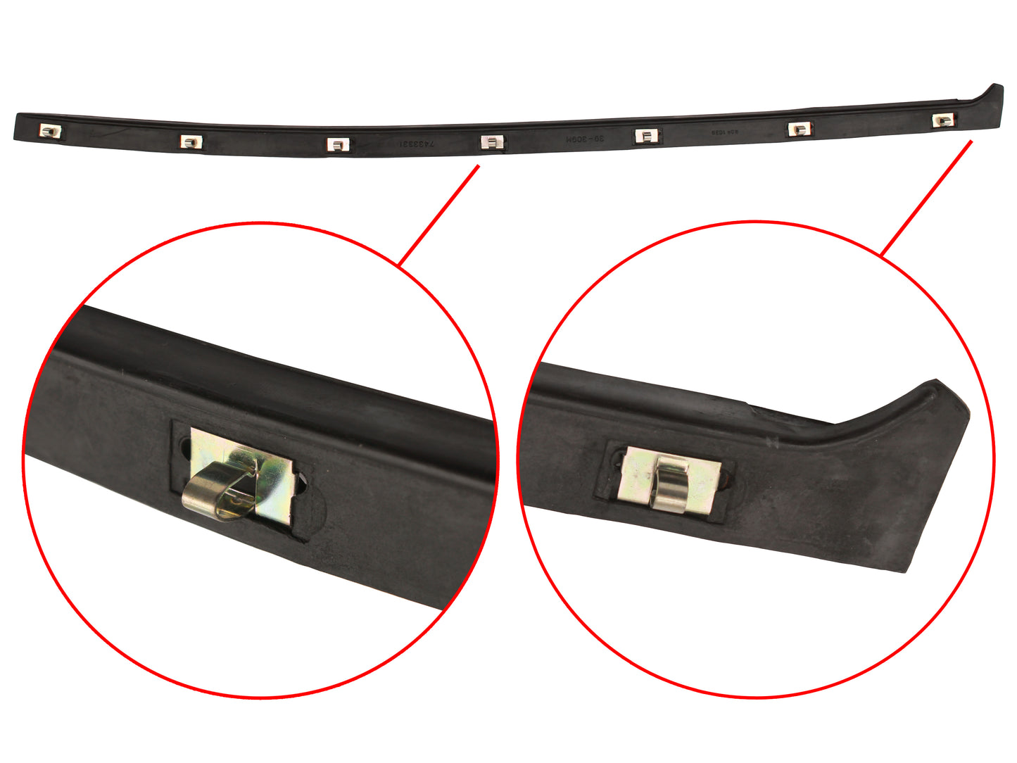 Holden Door Weather Belt REAR-LEFT OUTER / RIGHT INNER. HK Sedan. HK HT HG Wagon - RDB1038