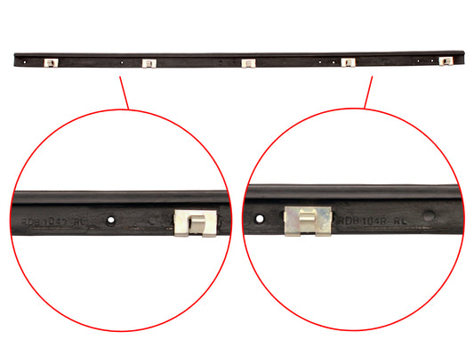 Holden Door Weather Belt REAR- LEFT OUTER / RIGHT INNER. HD HR strip seal - RDB1047